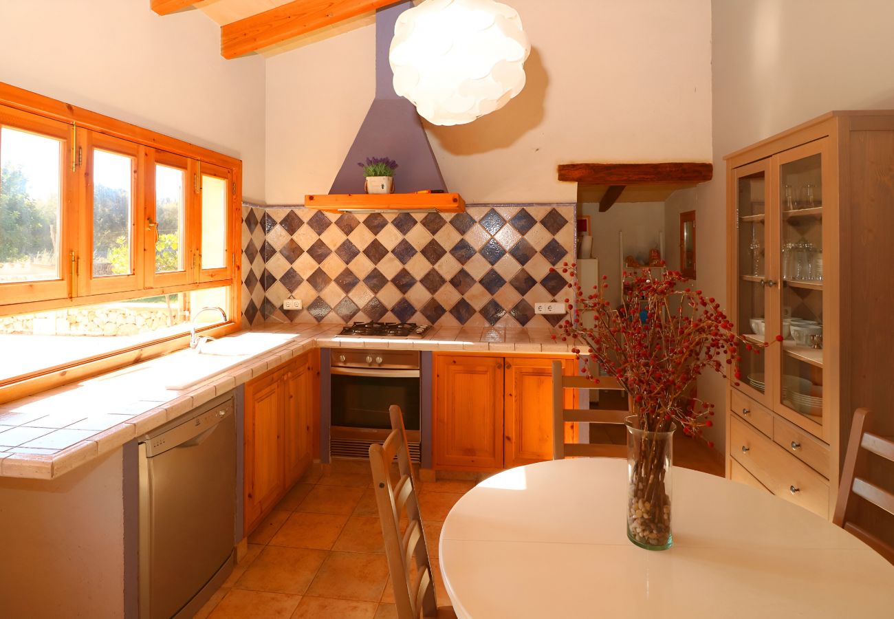 Country house in Campos - Linda 416 fantastic villa with private pool, large garden, barbecue and air conditioning