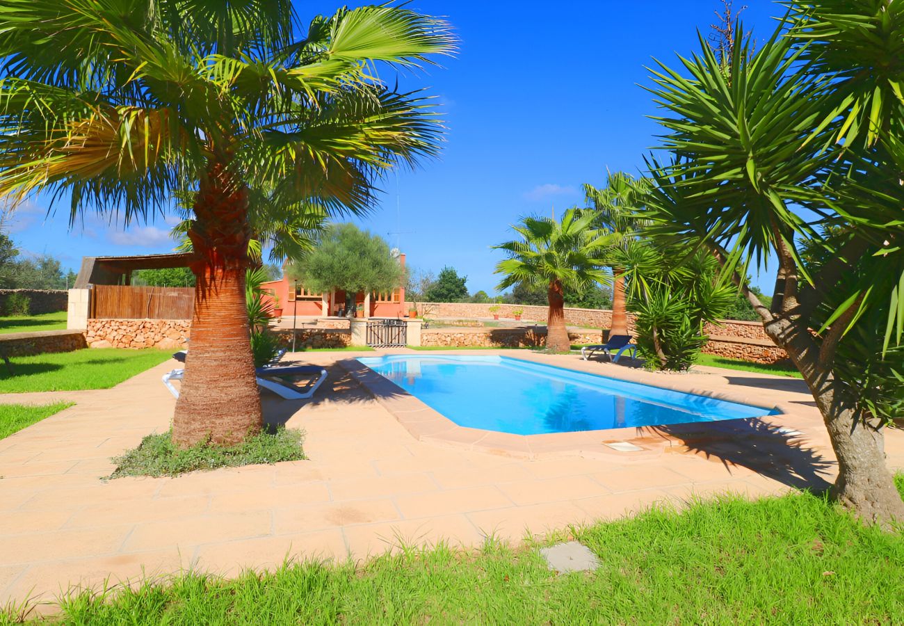 Country house in Campos - Linda 416 fantastic villa with private pool, large garden, barbecue and air conditioning