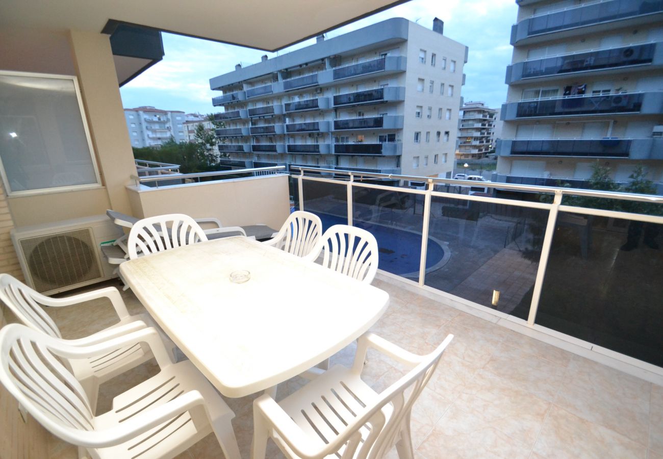 Appartement à La Pineda - Nova Pineda 2hab:300m plage,centre La Pineda-Piscines-Jeux-Wifi,parking,linge gratuit