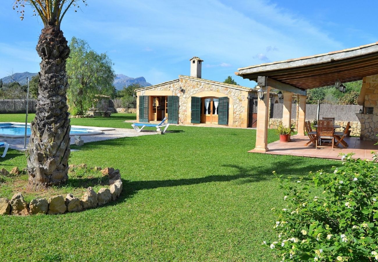 Особняк на Pollensa / Pollença - Can Roig Gran 041 magnífica finca con piscina privada, gran zona de barbacoa y WiFi