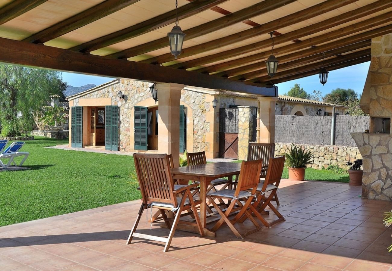 Особняк на Pollensa / Pollença - Can Roig Gran 041 magnífica finca con piscina privada, gran zona de barbacoa y WiFi