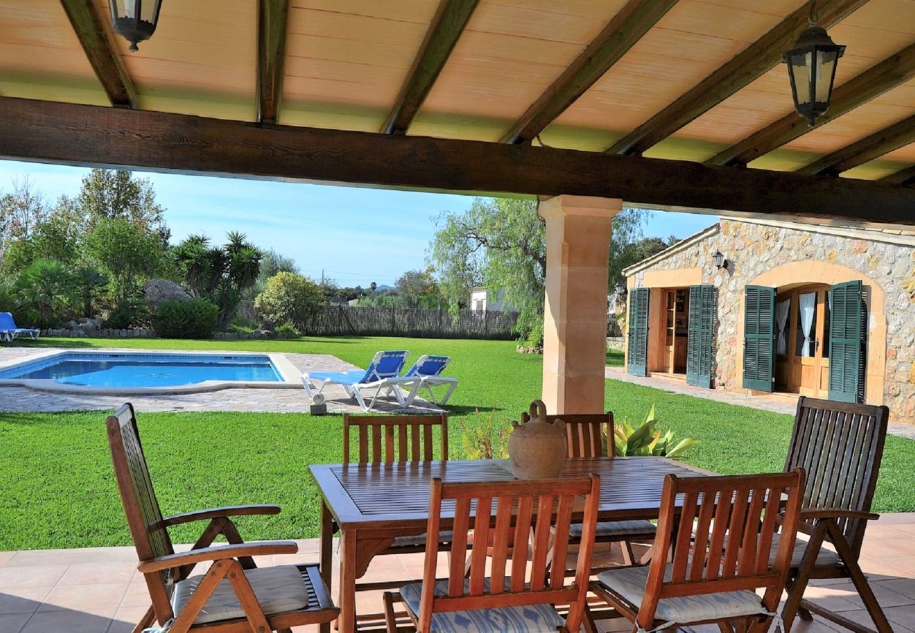 Особняк на Pollensa / Pollença - Can Roig Gran 041 magnífica finca con piscina privada, gran zona de barbacoa y WiFi