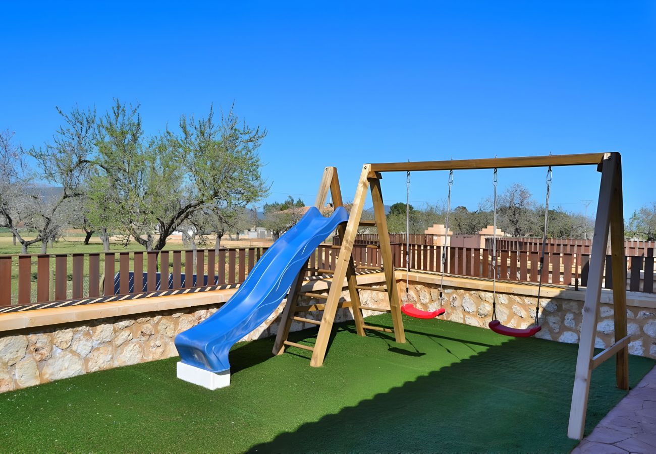 Особняк на Buger - Son Costa 065 maravillosa finca con piscina privada, zona infantil, aire acondicionado y barbacoa