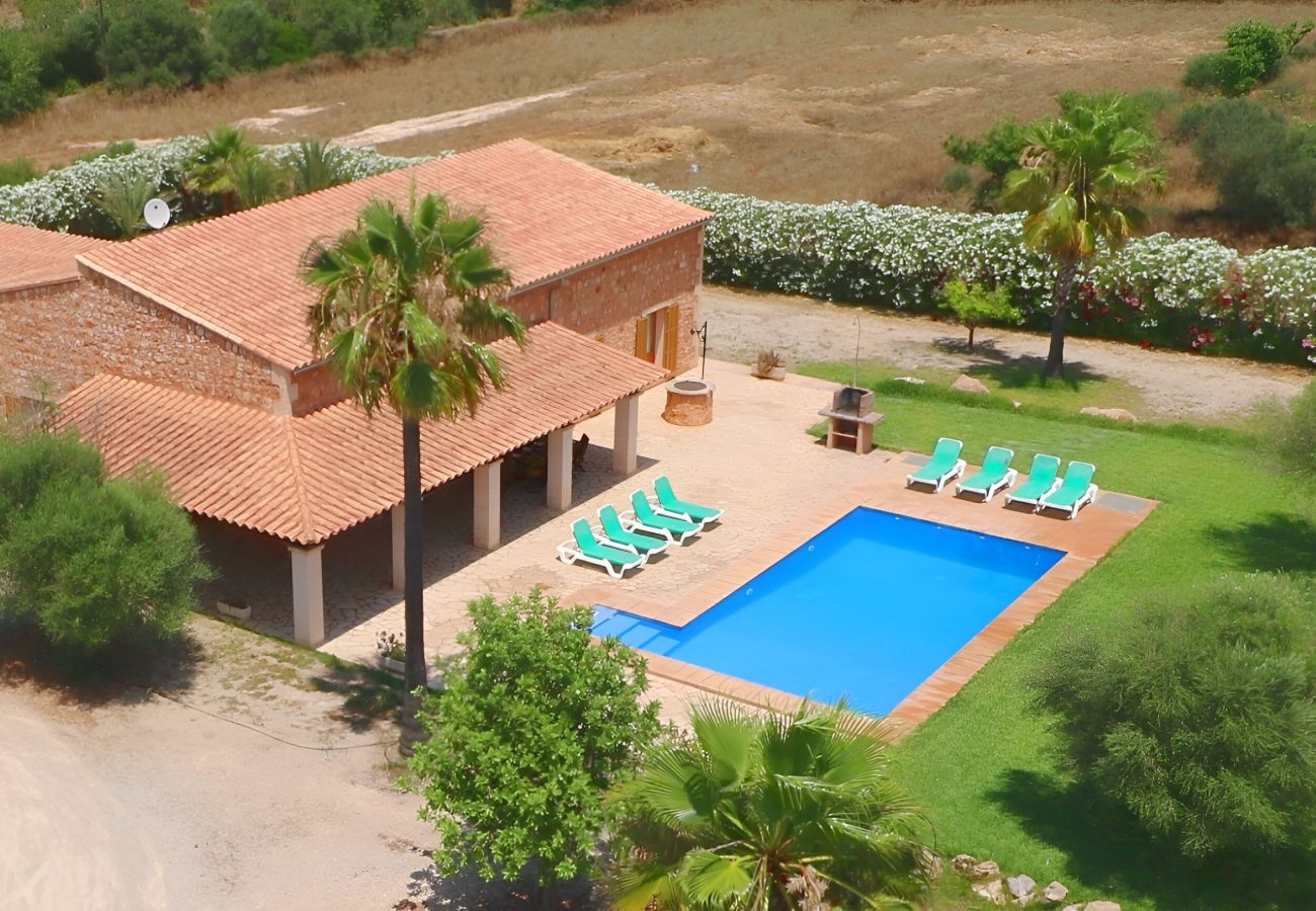 Особняк на Campos - Sa Vinya 405 fantástica finca rústica con piscina privada, terraza, jardín y aire acondicionado