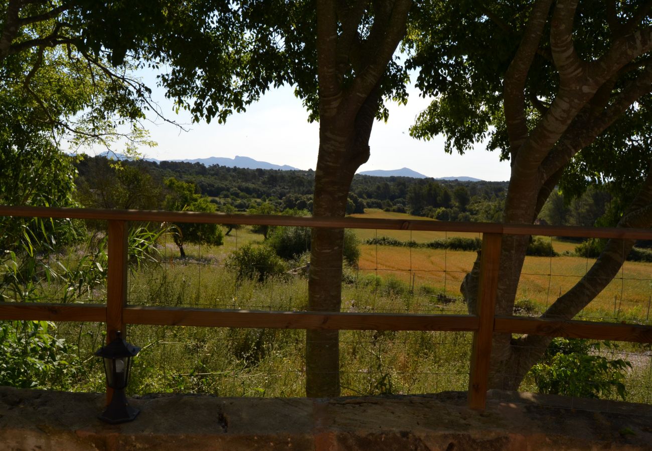 Коттедж на Santa Margalida - Es Rafal des Turó maravillosa finca con piscina privada, zona infantil, aire acondicionado y terraza