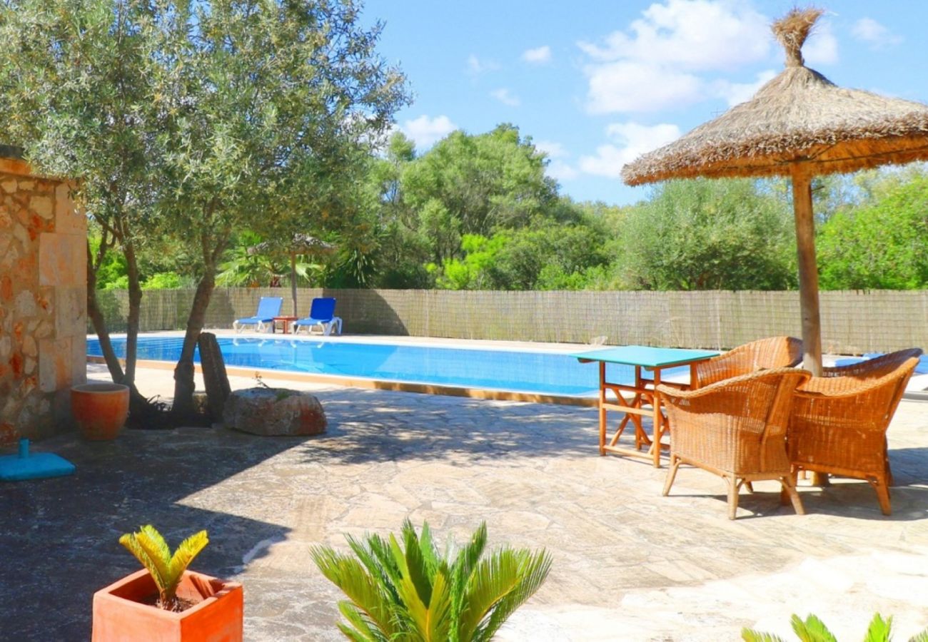 Особняк на Campos - Sa Costa 411 finca rústica con piscina privada, terraza, jardín y aire acondicionado