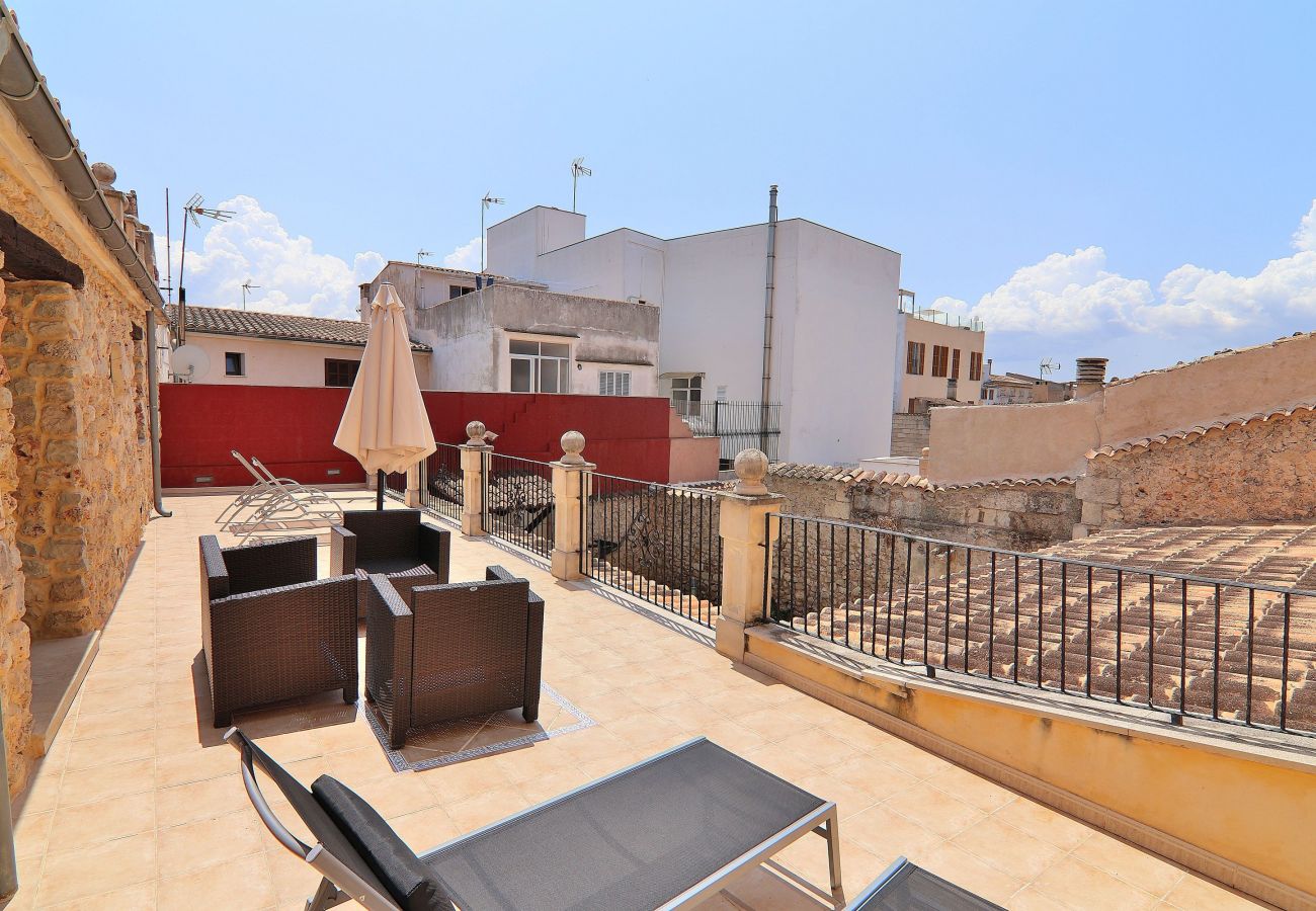 Вилла на Muro - Can Bassa 243 fantástica villa con piscina privada, terraza, barbacoa y aire acondicionado