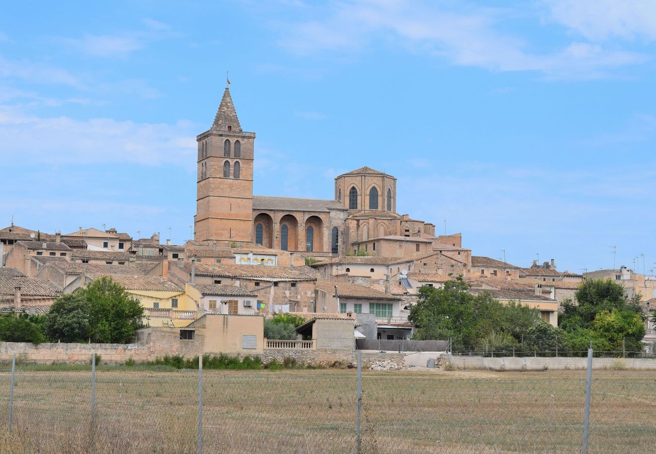 Дом на Sineu - Ca S'Escolà 175 tradicional casa mallorquina con jardín, gran barbacoa y WiFi