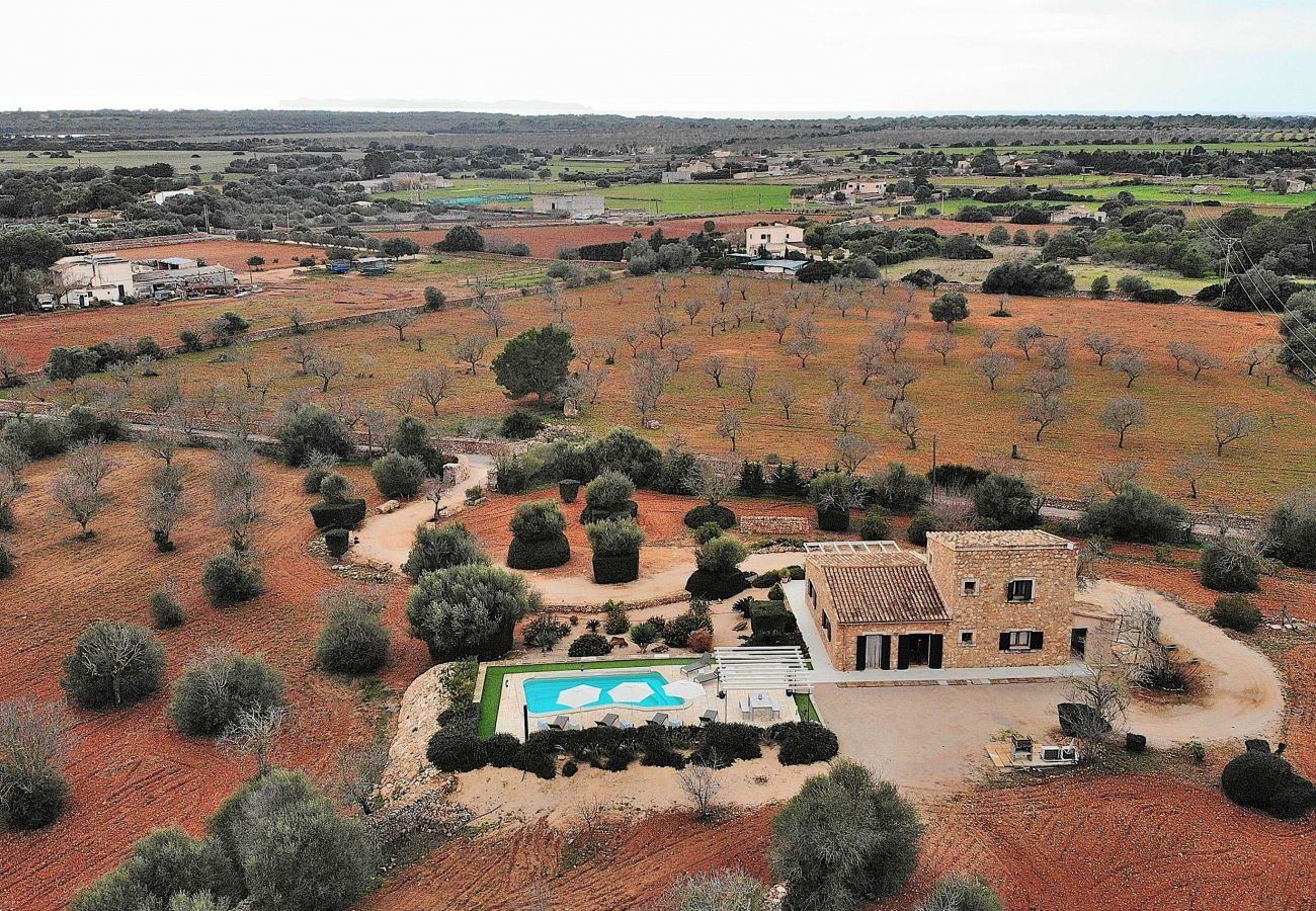 Вилла на Ses Salines - Can Xesquet Camí de Morell 169 maravillosa finca con piscina privada, terraza, aire acondicionado y WiFi